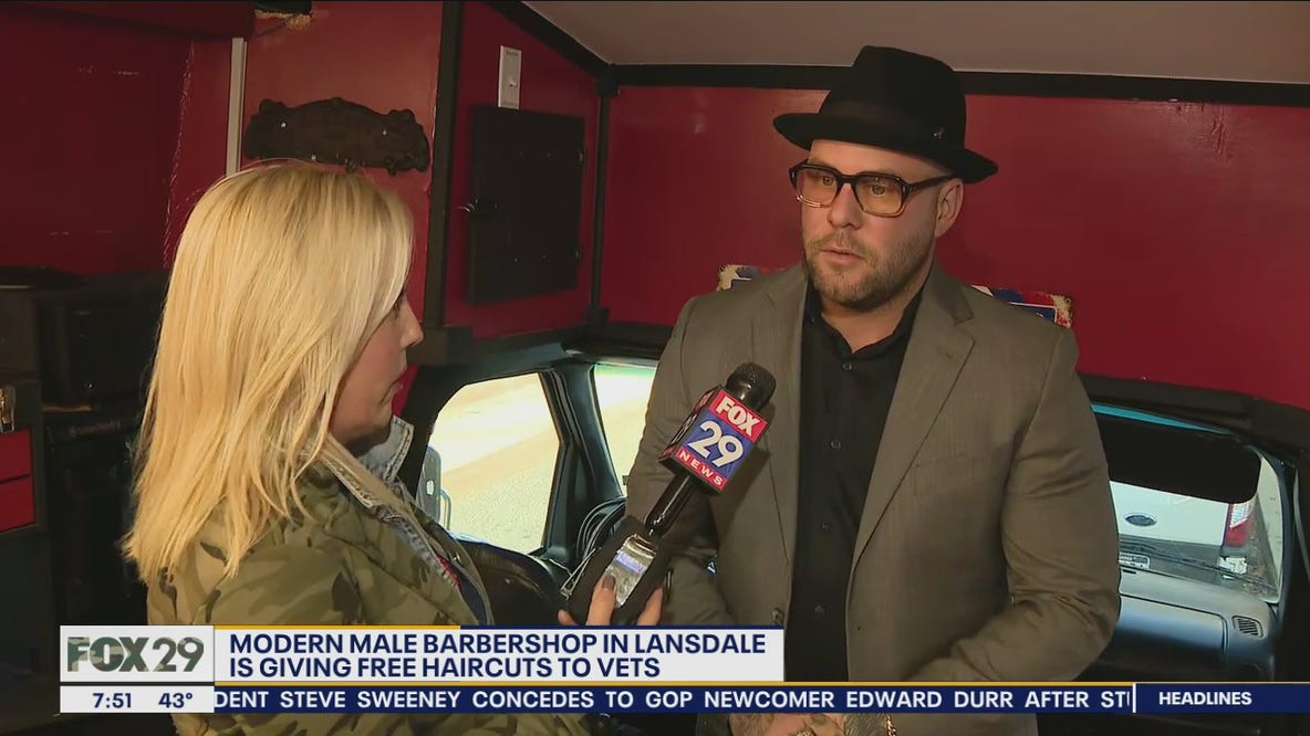 Lansdale barber shop offers free haircuts to military veterans
